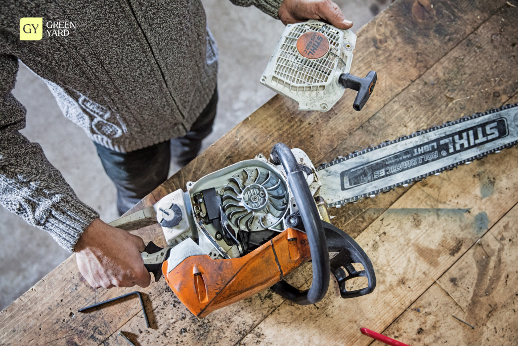 перевірка бензопили STIHL перед сезоном